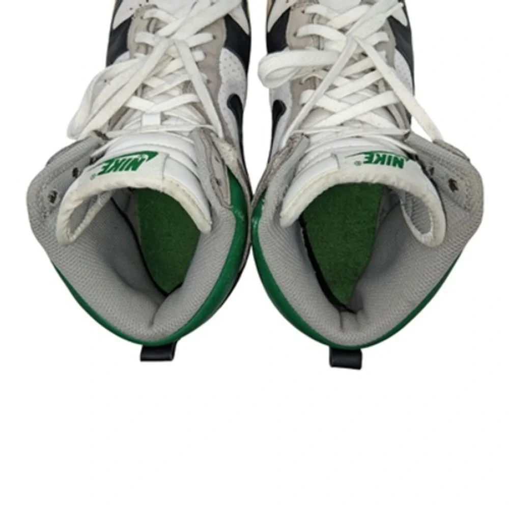 Nike Dunk High Shoes Mens Size 8.5 White Gray Green Leather Sneakers 306968-002